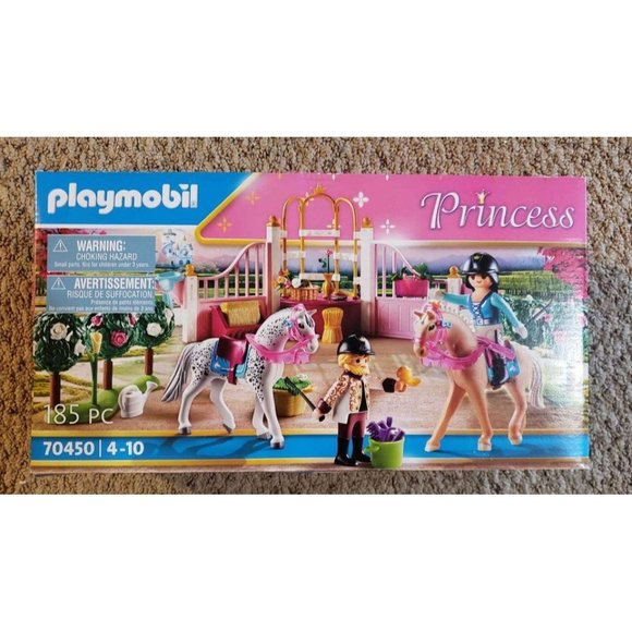 New Playmobil Princess Riding Lessons Set - 185 pieces - Picture 1 of 3
